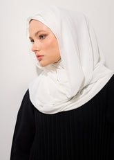 HOUSE OF MODEST-BEYAZ ŞİFON PENYE ŞAL
